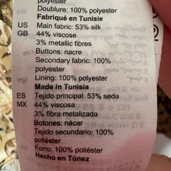 Sandro Western Cowboy Boot Print Silk Midi Dress - Picture 11 of 12